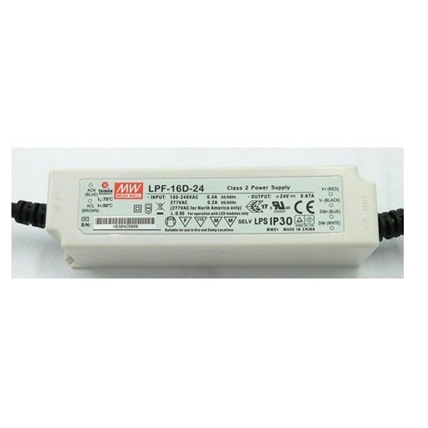 LPF-16D-24 16W 24V/0.67A Sabit Voltaj Led Sürücü