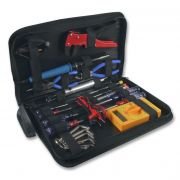 Duratool D00029 - TOOL KIT, ELECTRONICS, SOLD.IRON UK-PLUG