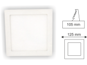 6W Günışığı Sıva Altı Kare Panel Led Armatür