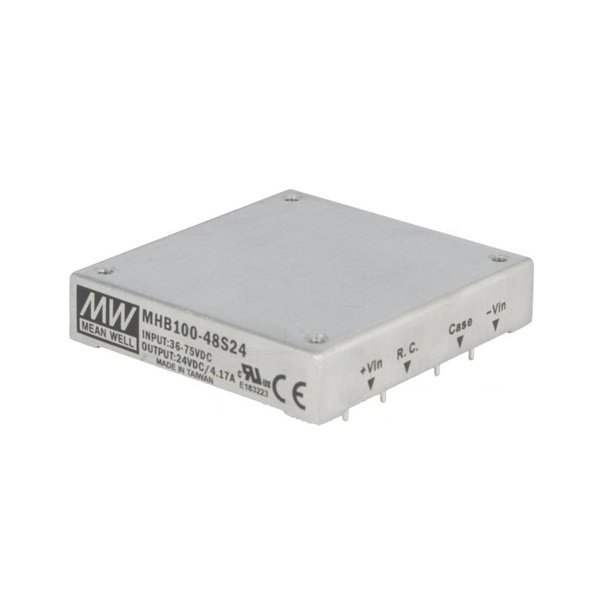 MHB100-48S24 100W Tek Çıkış DC-DC Converter