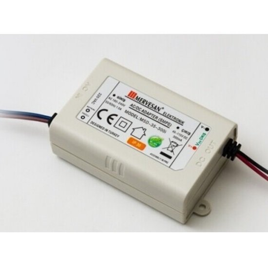 MSD-35-300İ 35W 45-115Vdc/300mA Sabit Akım IP30 Led Sürücü