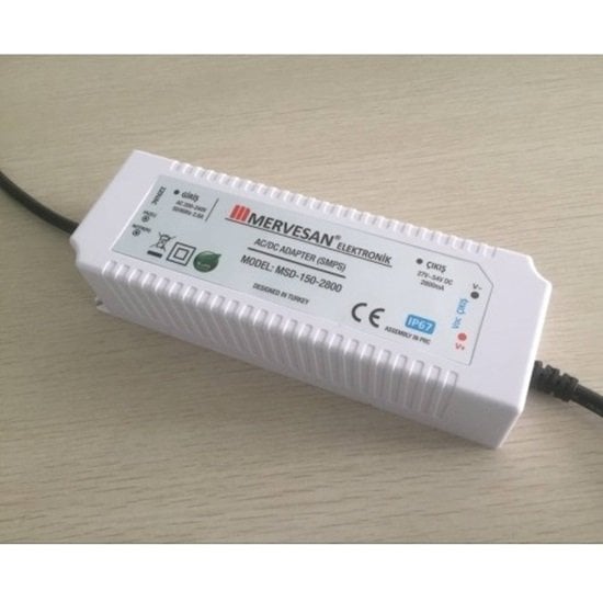 MSD-150-2800 150W 27-54Vdc/2800mA Sabit Akım IP67 Led Sürücü