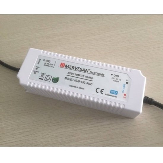 MSD-150-3150 150W 24-48Vdc/3150mA Sabit Akım IP67 Led Sürücü