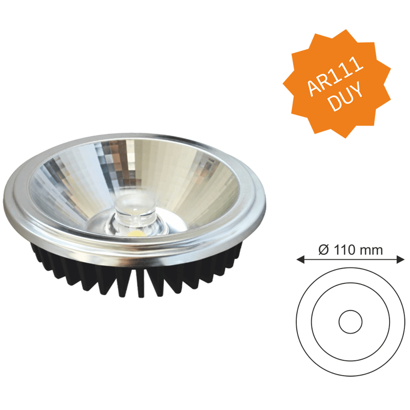 20W Günışığı AR111 COB Ampül