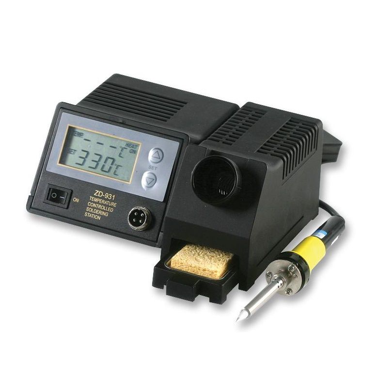 Duratool D00678 - SOLDERING STATION, EU PLUG, ESD