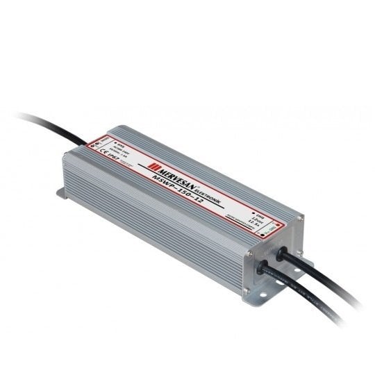 MSWP-150-12 150W 12Vdc/12.5A Sabit Voltaj IP67 Led Sürücü