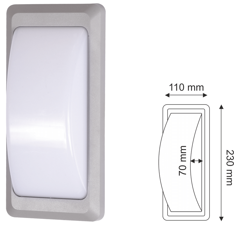 12W Günışığı Led Duvar Aydınlatmaları 3