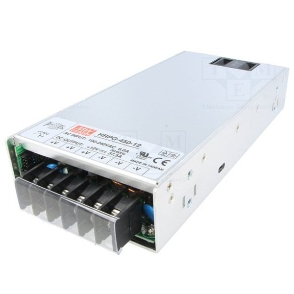 HRPG-450-12 450W 12Vdc/37.5A SMPS Adaptör Güçkaynağı