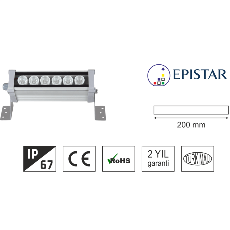 6W RGB Duvar Boyama
