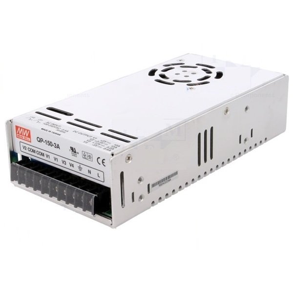 QP-150-3A 4 Çıkışlı Aktif PFC SMPS Adaptör Güçkaynağı