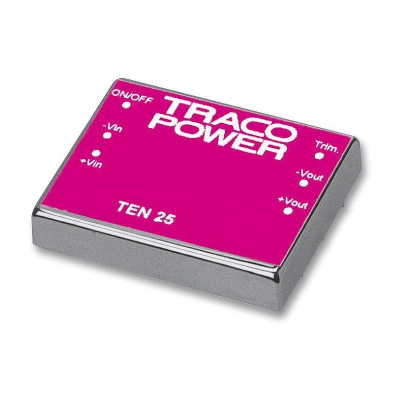 TracoPower TEN 25-2412 - CONVERTER, DC/DC, 25W, 12V/2.5A
