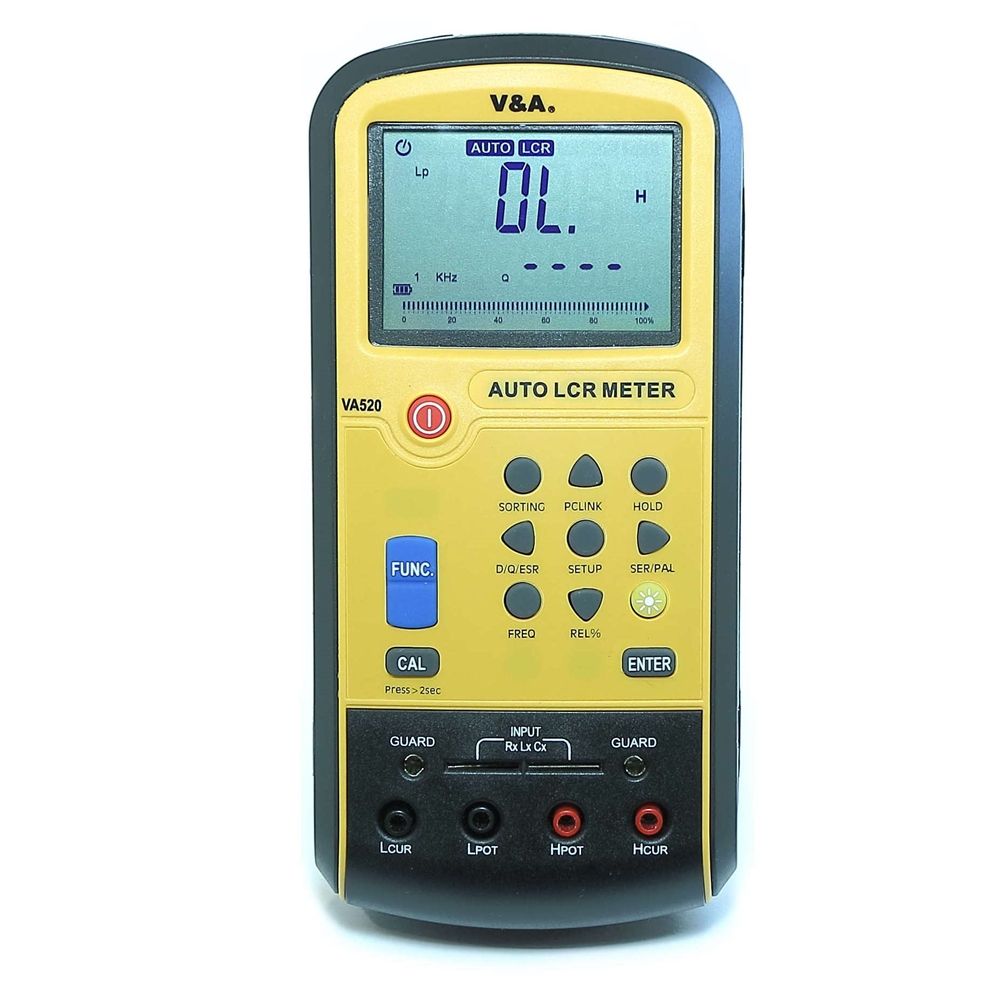 V&A VA520 Dijital LCR Metre Kapasitans, İndüktans, Direnç, Frekans Ölçer