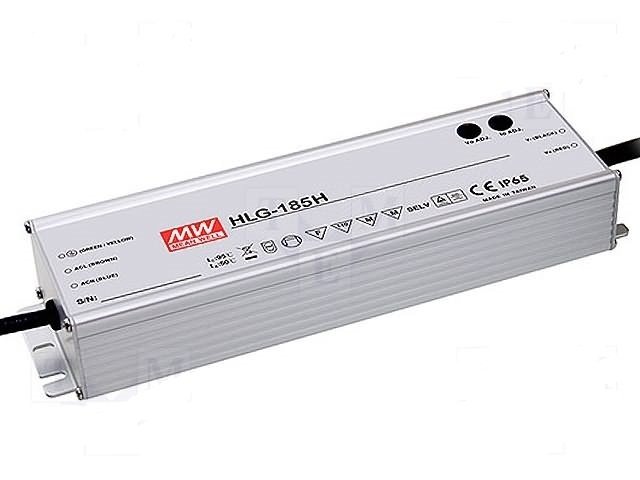 HLG-185H-54A 185W 54V 3,45A Sabit Voltaj Led Sürücü