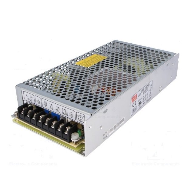 RQ-125B 125W 5/12/-5/-12V SMPS Adaptör Güçkaynağı