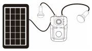 SolaLight 3W SL1 Taşınabilir Solar Güneş Panel Seti        ( Şarj + Aydınlatma + Powerbank )