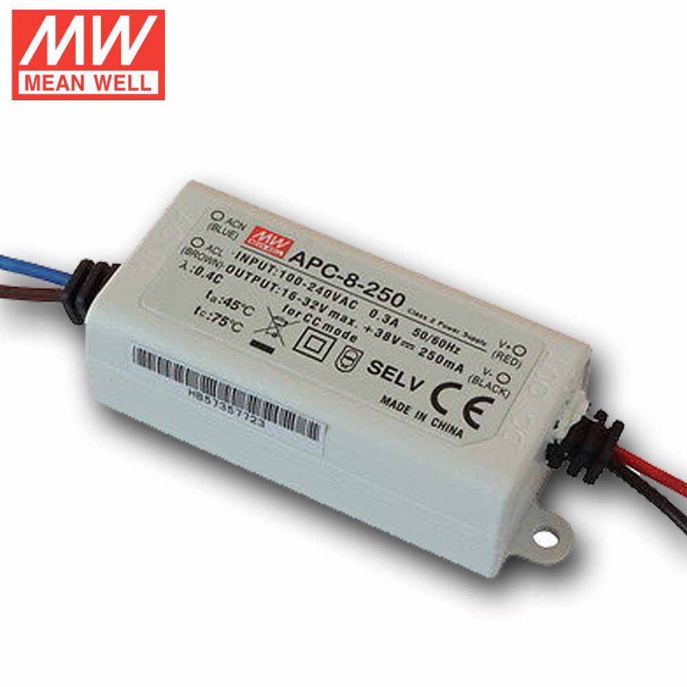 APC-8-250 8W 16~32V/250mA Sabit Akım Led Sürücü