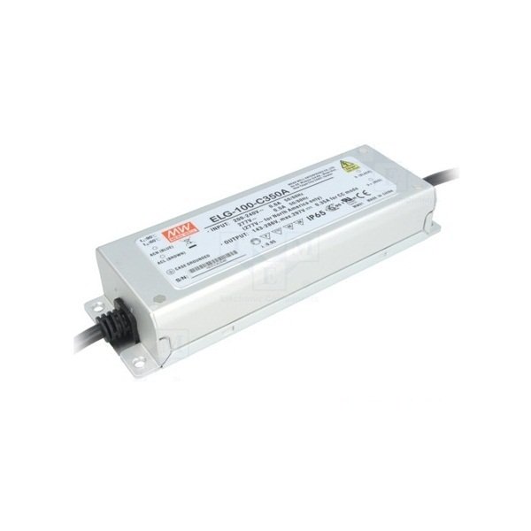 ELG-100-C350A 100W 143~286V/175~350mA Sabit Akım Led Sürücü