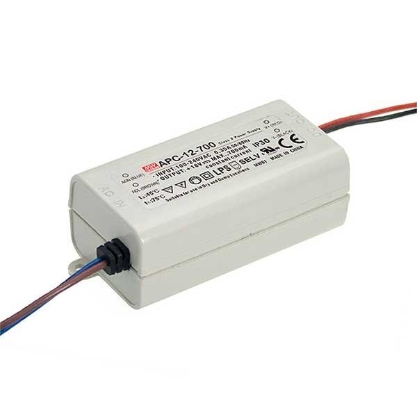 APC-12-700 12W 9~18V/700mA Sabit Akım Led Sürücü