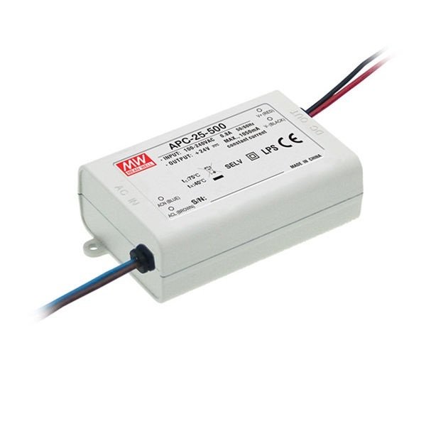 APC-25-500 25W 15~50V/500mA Sabit Akım Led Sürücü