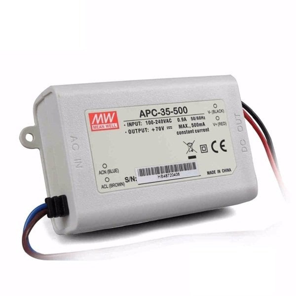 APC-35-500 35W 25~70V/500mA Sabit Akım Led Sürücü