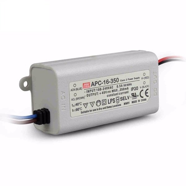 APC-16-350 16W 12~48V/350mA Sabit Akım Led Sürücü