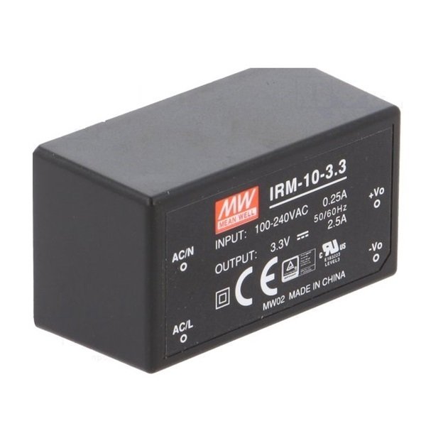 IRM-10-3.3 8W 3.3VDC/2.5Amp Power Modül Serisi