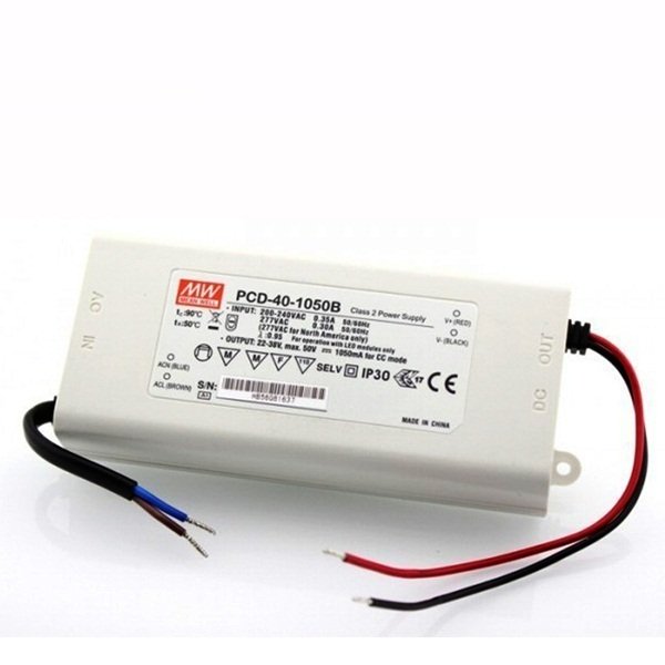 PCD-40-1050B 40W 22~38V/1050mA Sabit Akım Led Sürücü