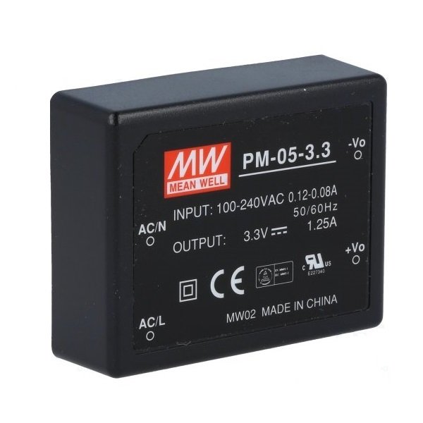 PM-05-3.3 4W 3.3VDC/1.25Amp Power Modül Serisi