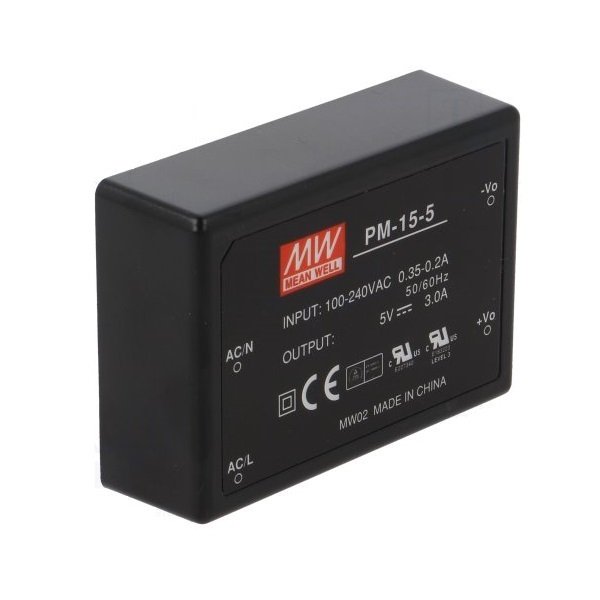 PM-15-05 15W 5VDC/3.0Amp Power Modül Serisi