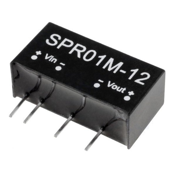 SPR01M-12 1W Regüleli Tek Çıkış DC-DC Converter