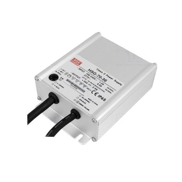 HSG-70-36 72W 36V/2.0A Sabit Voltaj Led Sürücü