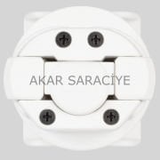 P 8024 BEYAZ RENK Polimer Kilitli Kelepçe Kılıfı