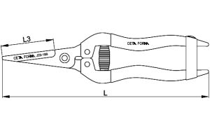 CETA FORM J23-190 Hasat Makası 190 mm