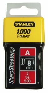 STANLEY 1-TRA208T Hafif Hizmet Tipi Zımba Tel Setleri 12 mm (1000 Adet)