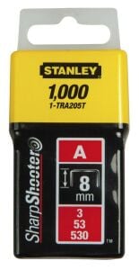 STANLEY 1-TRA206T Hafif Hizmet Tipi Zımba Tel Setleri 10 mm (1000 Adet)