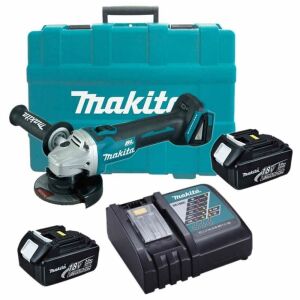 MAKİTA DGA454RFE Akülü Avuç Taşlama 18 Volt 3.0 Ah