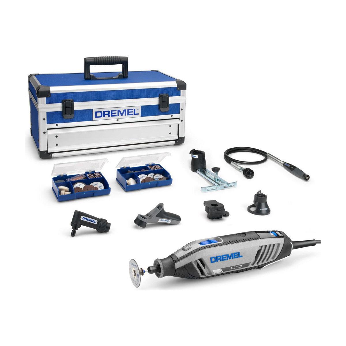 Dremel 4250-6/128 Gravür Taşlama El Motoru 175W, 128 Aksesuarlı