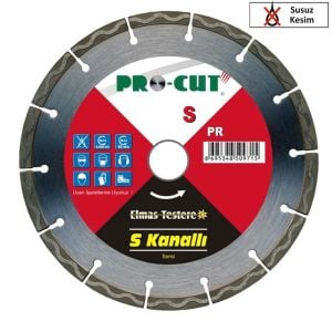 PRO-CUT PR50971 S Kanallı Elmas Testere 180 mm