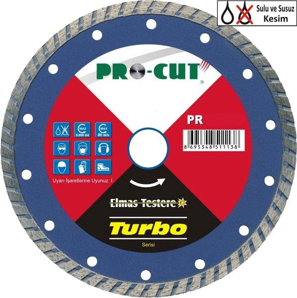 PRO-CUT PR51115 AB (Turbo) Elmas Testere 230 mm