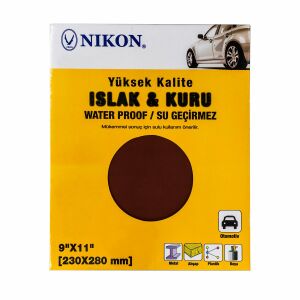 Nikon Yüksek Kalite Islak/Kuru 230x280mm Su Zımparası 3000 Kum