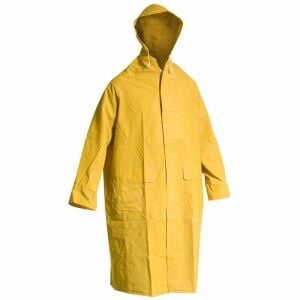 Sarı İşçi Yağmurluk Astarlı (0,32 mm) - Pardesü Tipi