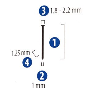 RED HIT F30 Havalı Çivi Çakma Tabancası Başlı Çivisi 30 mm 1 Paket