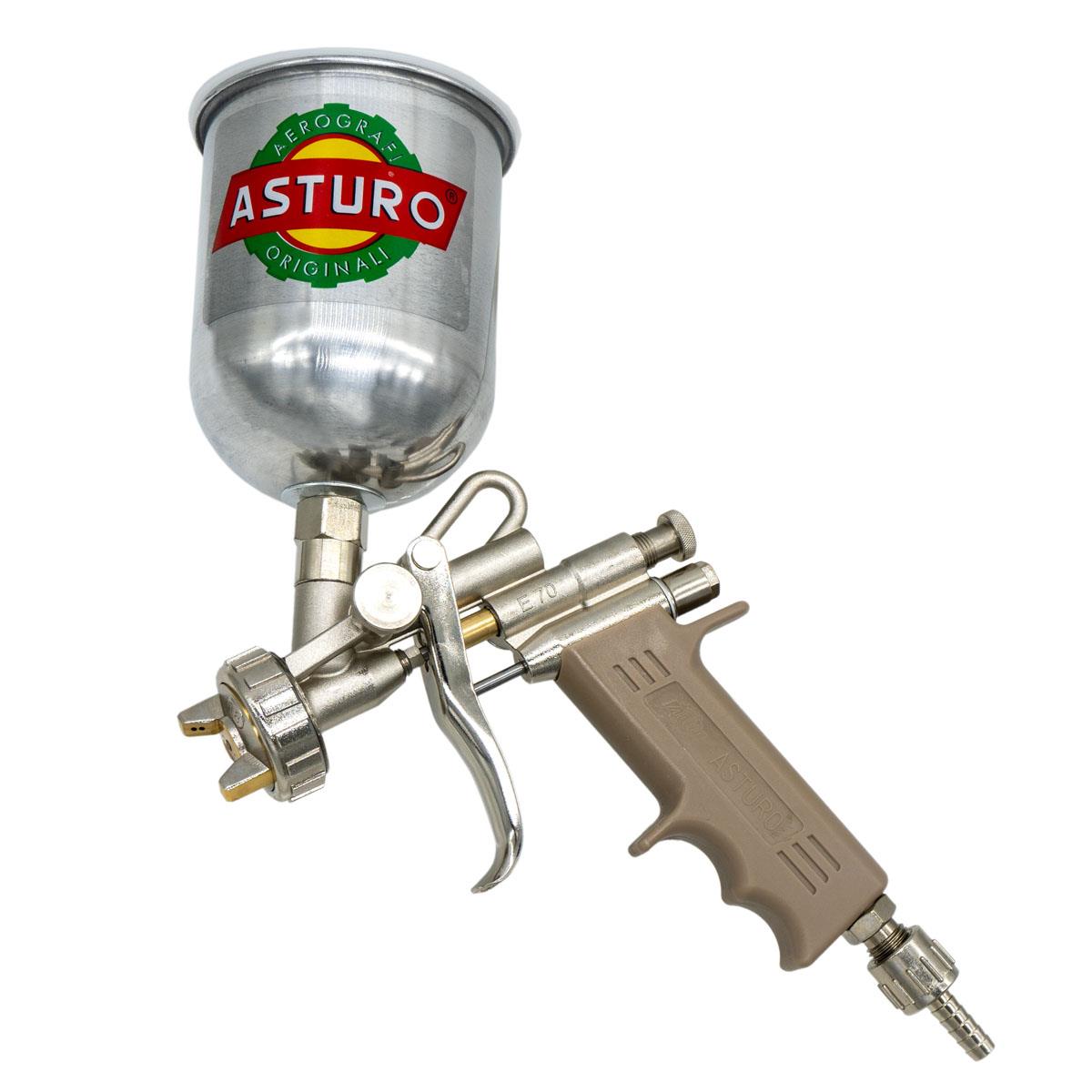 Asturo E70 Havalı Boya Tabancası Üstten Depolu 1.8 mm 0.5 Litre