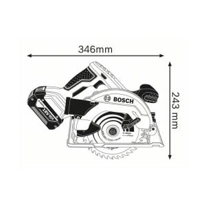 Bosch GKS 18V-57 Solo Daire Testere (Akü ve Şarj Cihazı Yoktur)