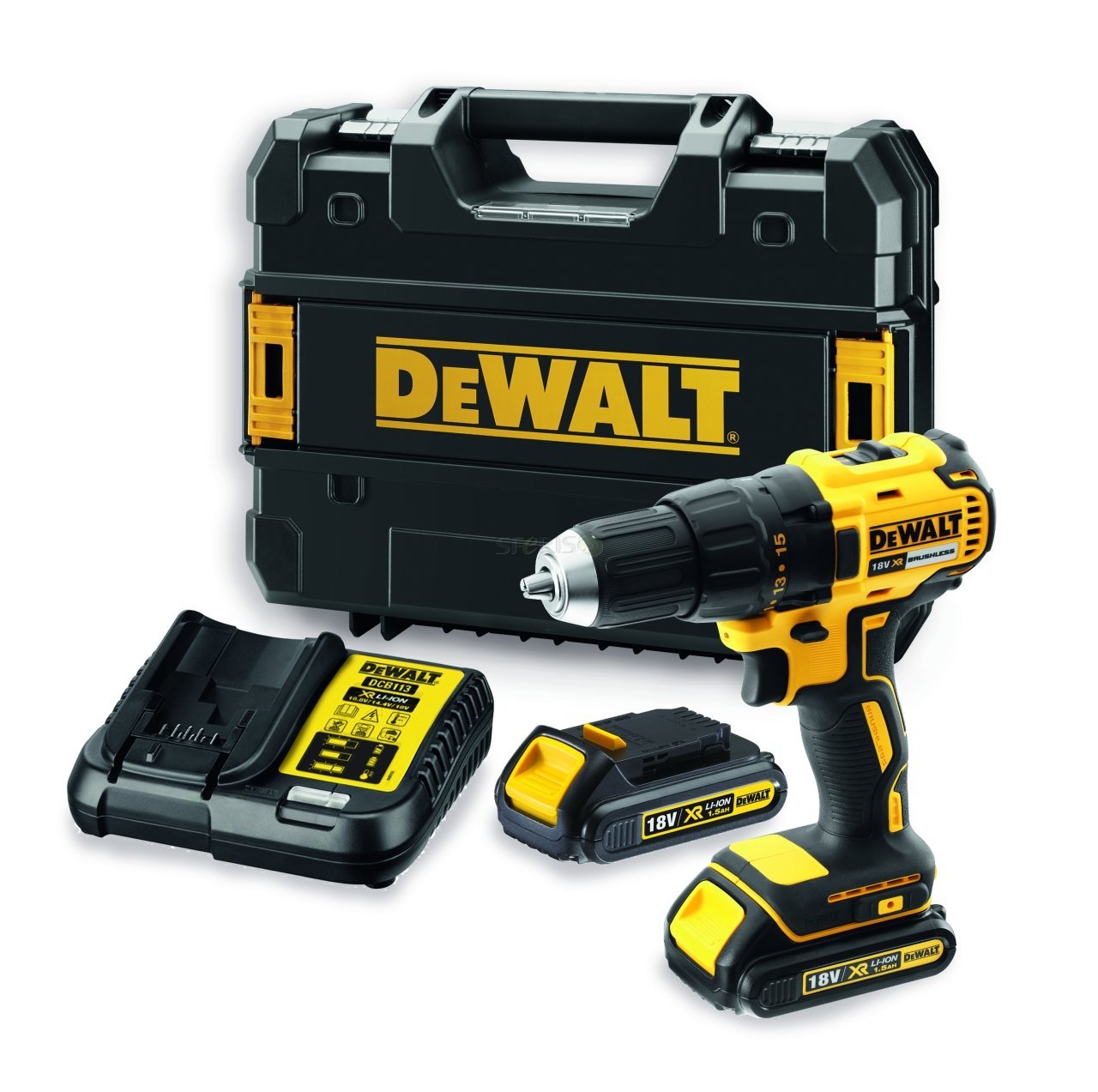 Dewalt DCD777S2T 18V 1.5Ah XR Li-ion Akülü Kömürsüz Vidalama Matkap