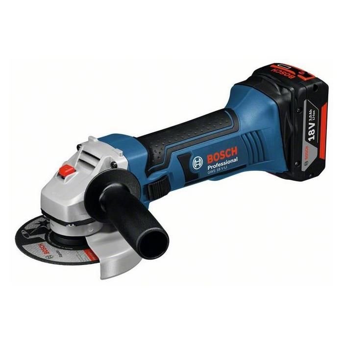 BOSCH GWS 18 V-Li Lityum Akülü 18 Volt Avuç Taşlama Makinası 115 mm