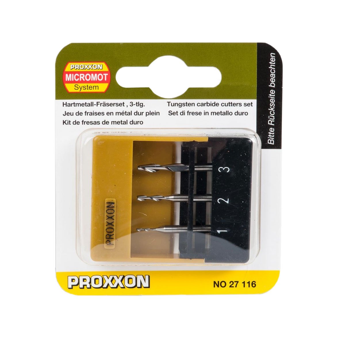PROXXON 27116 Tungsten Freze Çakıları (MF70 İçin)
