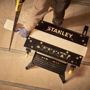 Stanley STST83400-1 İkisi Bir Arada Katlanır Çalışma Tezgahı ve Mengene