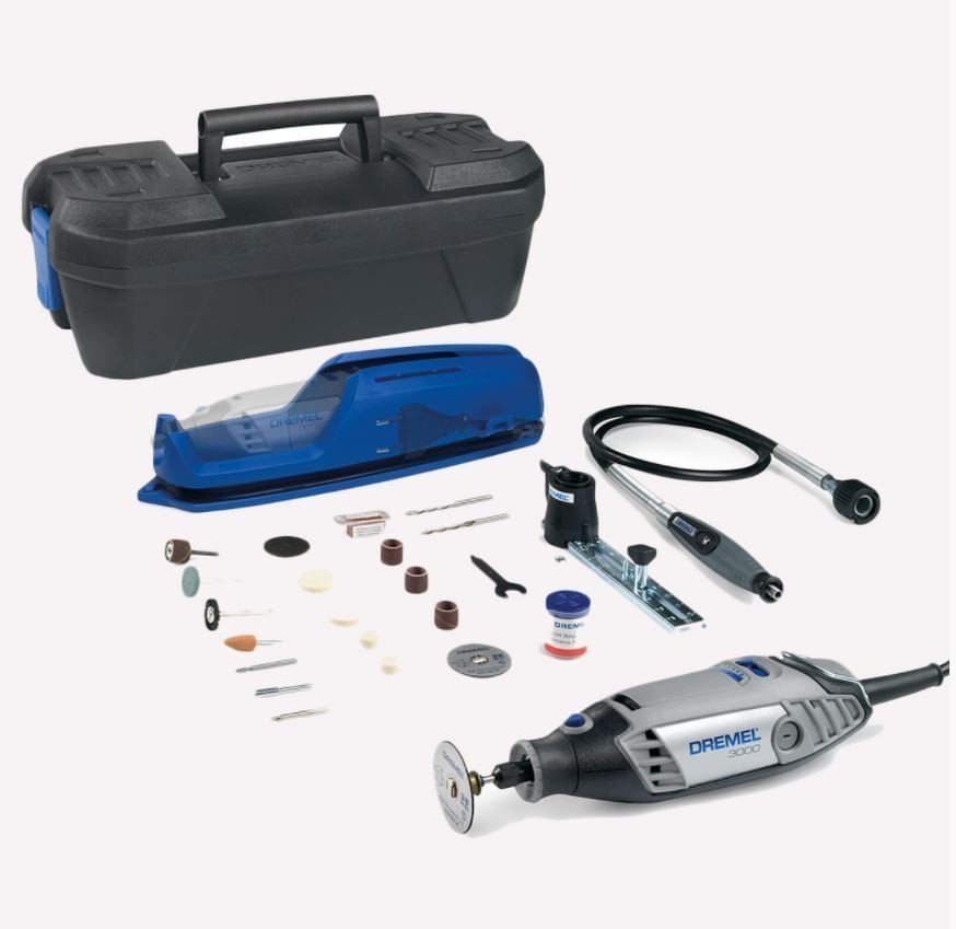 Dremel 3000 -2/55 El Motoru 55 Aksesuarlı + 2 Bağlantı Parçası