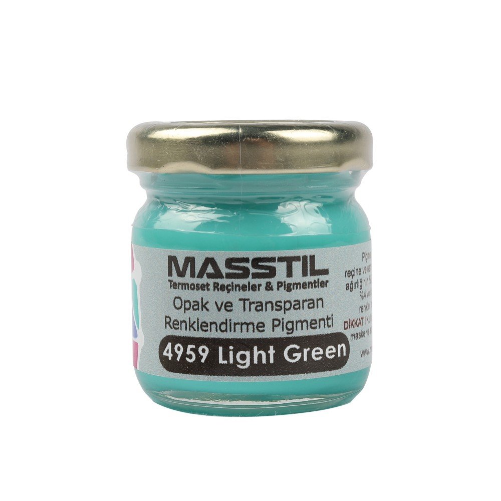 Masstil 4959 L Green Opak ve Transparan Renk Pigmenti Açık Yeşil